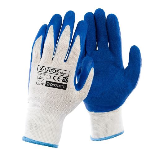 Pracovné rukavice X-LATOS BLUE
