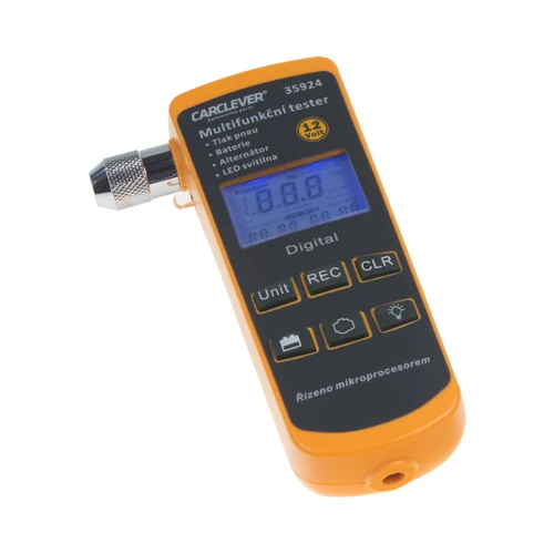MULTI tester 4v1 TPMS/batéria/nabíjanie/lampička