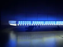 LED rampa 1240mm, oranžovo červeno / modrá + biela, 10-30V, ECE R65 (9)