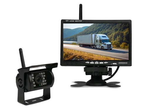 Bezdrôtový digitálny parkovací a cúvací set s jednou kamerou a monitorom 7", 12-24V