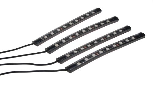 LED podsvetlenie podvozku RGB 12V, IR/BT 4 pásky