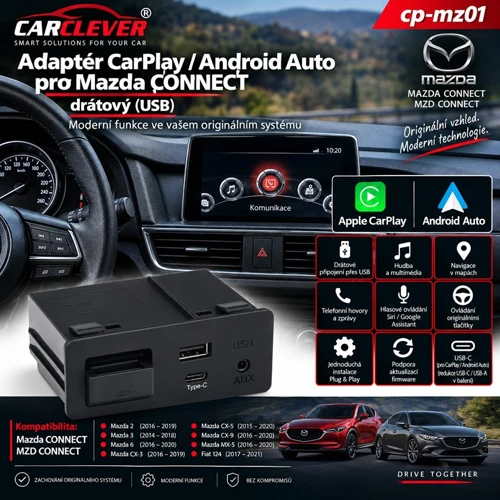 Adaptér CarPlay/Android Auto Mazda