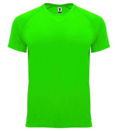 Detské športové tričko BAHRAIN svietivo zelená