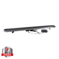 LED rampa 1400mm, oranžovo červeno / modrá + biela, 10-30V, ECE R65