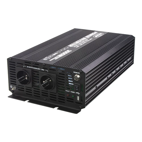 Menič napätia z 12/230V + USB, 3000W
