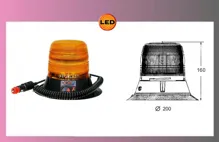 maják PROPLAST-LED 12/24V-magnetický