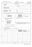 Jazdný list ASOR pre ostatné krajiny