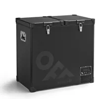 TB118 DD STEEL BLACK OFF kompresorová autochladnička Indel B, 107L, 12/24V