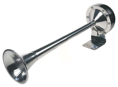 Singel-fanfára 420mm, chróm, 12V, elektromagnetická