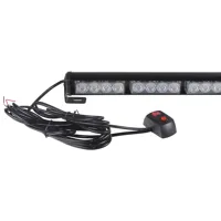 LED svetelná alej, 28x LED 3W, modrá 800mm, ECE R10 (2)