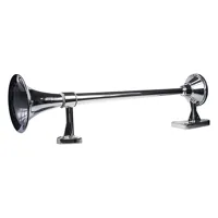 Singel-fanfára 640mm, chrómová, hlboký tón bez kompresora