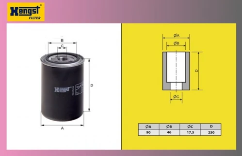 filter naftový DAF 95XF 04-Euro 3