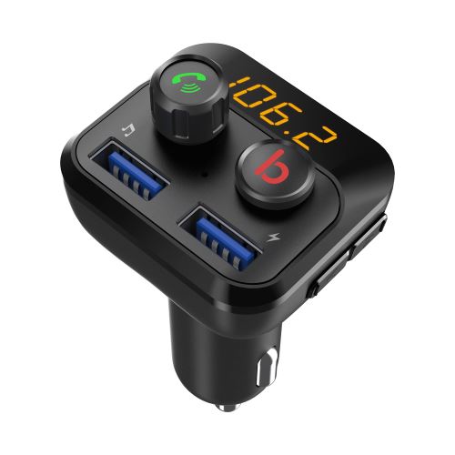 Bluetooth/MP3/FM modulátor bezdrôtový s USB/SD portom do CL s Bass Booster, diaľkovým ovládačom
