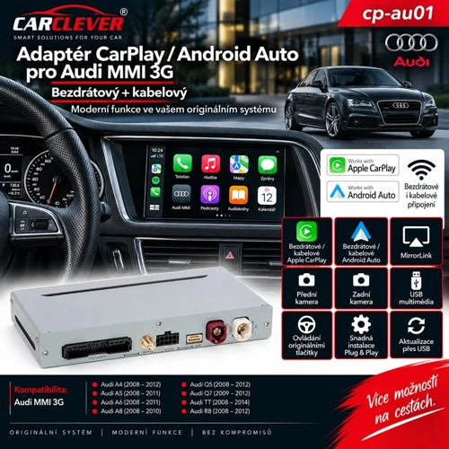 Adaptér CarPlay/Android Auto Audi MMI 3G
