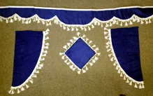 Záclonky UNI strapce - sada malá