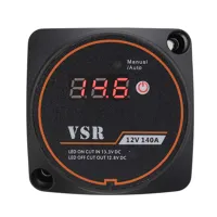 Automatické relé na dobíjanie druhej batérie 12V/140A s voltmetrom (2)
