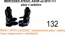 Poťah sedadiel MERCEDES č.132 - menčester (1)