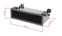 Univerzálna plastová priehradka do otvoru DIN, hĺbka 98mm (2)