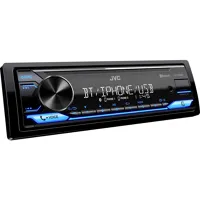 JVC autorádio bez mechaniky/Bluetooth/USB/AUX/modrá farba podsvietenia/odním.panel (1)
