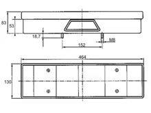 lampa zadná MAN-TGA, RENAULT, DAF-Pravá (3)