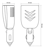 Nabíjačka 4x USB 12/24V, 6800mA (2)