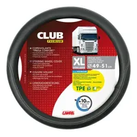 Poťah na volant 49-51cm čierny Premium Poťah na volant 49-51cm čierny Premium