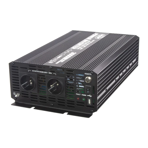 Menič napätia z 24/230V + USB, 3000W