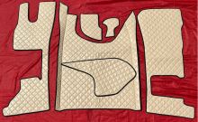 autokoberec DAF XG/XG+ od 2021, sedadlo spol. pevné - kožený autokoberec DAF XG/XG+ od 2021, sedadlo spol. pevné - kožený