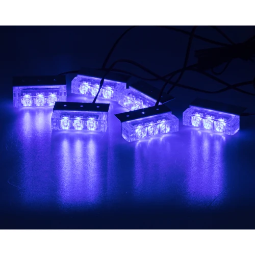 PREDATOR LED do mriežky, 12V, modrý