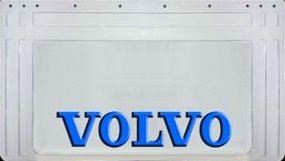 zástera kolesa VOLVO 640x360-pár - biela - modré písmo