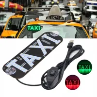 LED banner s nápisom TAXI, zelený/červený (1)