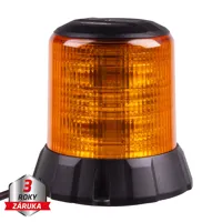 Robustný oranžový LED maják, čierny hliník, 96W, ECE R65 Robustný oranžový LED maják, čierny hliník, 96W, ECE R65