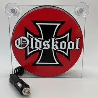 Svetelný LED box - Oldskool deluxe 12/24V