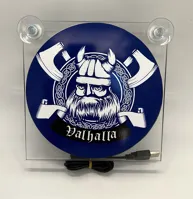 Svetelný LED box -Viking Valhalla USB