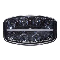 LED svetlo s pozičným svetlom oválne, 8x8W, 210x140mm, ECE R7/R10/R112