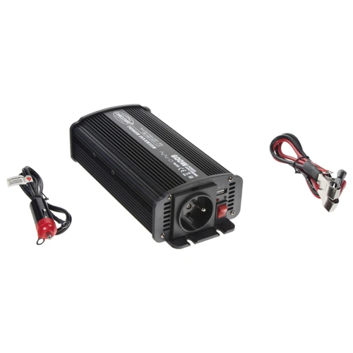Menič napätia z 24/230V + USB, 600W