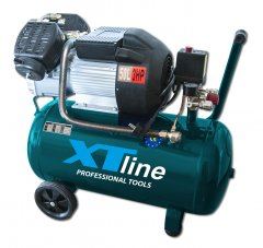 kompresor olejový XTline-obsah nádoby 50litrov max. tlak 8bar 2200W, 420L/min