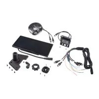 Set monitor 10,36 "4x 4PIN s Apple CarPlay, Android auto, Bluetooth, DVR, + kamera + 15m kábel (6)